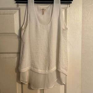 Rebecca Taylor Off White Semi Sheer Top